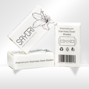 Sayuri Refill Blades for Body Safety Razor | 10 Stainless Steel Blades